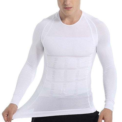 Camiseta Moldeadora Manga Larga - Shapewear para Hombre | Shapelyy