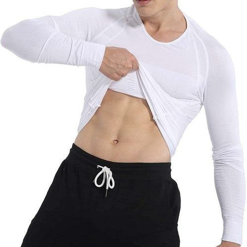 Camiseta Moldeadora Manga Larga - Shapewear para Hombre | Shapelyy