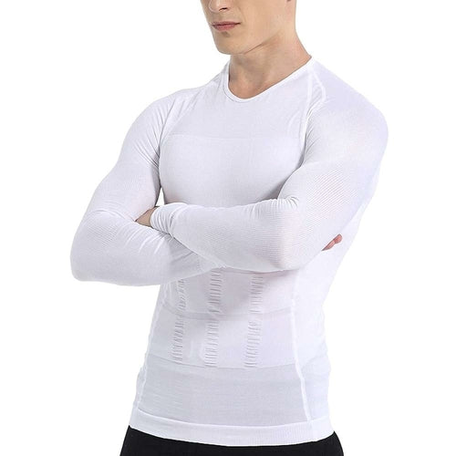 Camiseta Moldeadora Manga Larga - Shapewear para Hombre | Shapelyy