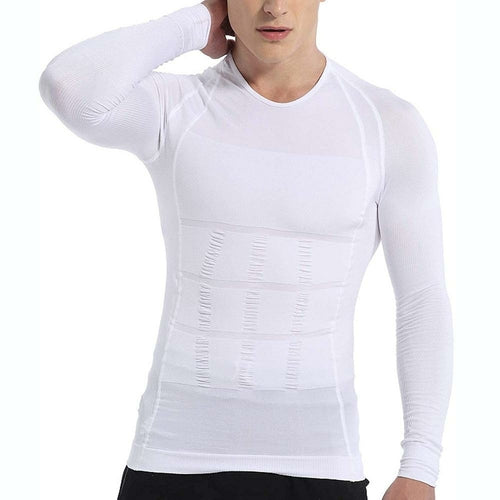 Camiseta Moldeadora Manga Larga - Shapewear para Hombre | Shapelyy