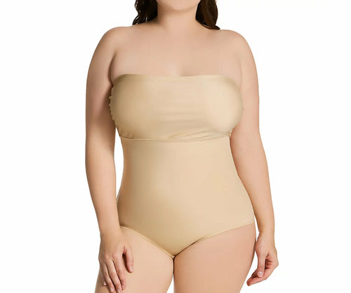 Plus Size InstantFigure Bandeau Brief Bodysuit Shapewear WBS012C